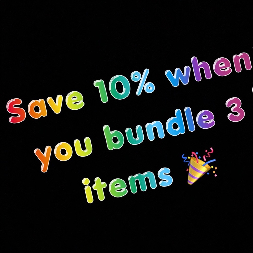 10% off when you purchase 3 items